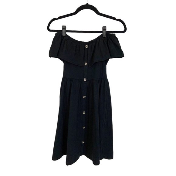ASOS Dresses & Skirts - Off Shoulder Button Through Summer Mini Sun Dress